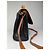 Vintage Courreges 2-Wege-Ledertasche schwarz und braun - Ansicht 7