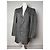 Vintage Balenciaga Karierter Wollblazer Grau Weiß Schwarz - Ansicht 8