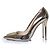 Gianvito Rossi, décolleté in pelle specchiata dorata D'oro - vista 2