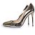 Gianvito Rossi, décolleté in pelle specchiata dorata D'oro - vista 3