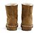 Botines Chanel de 2 tonos EU36 Clásicos 2 tonos Coco Neige Suede Chain Boots UK3.5 US6 Negro Beige - vista 4