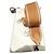 nova alça Hermès nunca usada em lona dourada comprimento 90cms Castanho claro