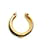 Hermès Kyoto Ring TDD49 Golden Metal Brown Leather US4.75  - view 3