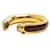 Hermès Kyoto Ring TDD49 Golden Metal Brown Leather US4.75  - view 5