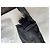Borsa Fendi Baguette Mini Nera in Tessuto Nero - vista 14