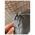 Borsa Fendi Baguette Mini Nera in Tessuto Nero - vista 5