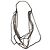 Collana lunga Elie Saab in metallo