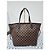 Louis Vuitton Damier Ebene Neverfull MM Marrone - vista 3