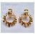 Yves Saint Laurent Nuovo - Sublimi orecchini vintage Arty - con clip D'oro Gold hardware - vista 2