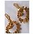 Yves Saint Laurent Nuovo - Sublimi orecchini vintage Arty - con clip D'oro Gold hardware - vista 3
