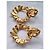 Yves Saint Laurent Nuovo - Sublimi orecchini vintage Arty - con clip D'oro Gold hardware - vista 9