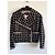 Giacca Chanel in tweed nero seta e cotone - vista 2