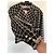 Giacca Chanel in tweed nero seta e cotone - vista 5