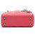 Dior Mini Cannage Lady Dior in agnello rosa - vista 3