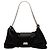 Borsa a Spalla Mademoiselle in Satin Nero Medio con Fiocco Chanel