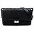 Mademoiselle Chanel Messenger Flap Facile Reissue 2.55 in Pelle di Vitello Trapuntata Nera Nero