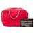 Camera Borsa a tracolla in suede trapuntato rosso Chanel - vista 8