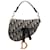 Saddle Borsa a sella mini obliqua blu Dior Blu navy