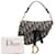 Saddle Borsa a sella mini obliqua blu Dior Blu navy - vista 11