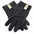 Hermès Schwarze Wildlederhandschuhe Hermes Kelly