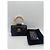 Chanel Clutch aus gestepptem Lammleder mit Perlenkrone Schwarz - Ansicht 5