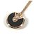 Collana a Catena XS Amulette de Cartier con Diamante Nero D'oro