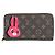 Zippy Wallet Rabbit Monogramm Nicolas Ghesquière Louis Vuitton Braun Pink