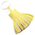 Hermès Hermes Tricolor Lime Cre Chai Charm Accessory Brown Golden Cream Yellow  - view 2