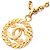 Collana Placcata Oro Chanel Coco Mark D'oro