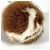 Scrunchie in pelliccia di visone Louis Vuitton Marrone Bianco - vista 2