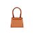 Jacquemus Le Chiquito Mini in pelle mini Marrone - vista 2