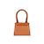 Jacquemus Le Chiquito Mini em couro mini Marrom - vista 2