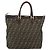 Fendi Vintage Zip Tote Zucca aus Canvas Mittel Braun - Ansicht 2