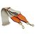 Bolso de cuero GG Matelassé Gucci Naranja - vista 9