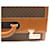 Céline MALLETTA VINTAGE CELINE IN CANVAS TRIOMPHE E PELLE VALIGETTA CON CODICE Marrone - vista 3
