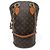 BORSA A MANO LOUIS VUITTON X LAGERFELD PUNCHING BAG ICONOCLAST M40230 MONOGRAMMA Marrone