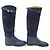 Hermès STIVALI HERMES JUMPING 35 IN CAMOSCIO BLU STIVALI KELLY Blu navy - vista 3