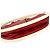 Chanel Hula Hoop Tasche aus gestepptem Lammleder mittel Rot - Ansicht 7