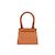 Jacquemus Le Chiquito Mini in pelle mini Marrone - vista 2