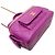 Borsa a spalla in pelle di vitello grana viola Chanel Porpora - vista 3