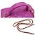 Borsa a spalla in pelle di vitello grana viola Chanel Porpora - vista 5