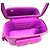 Borsa a spalla in pelle di vitello grana viola Chanel Porpora - vista 7
