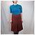 Falda roja melange de lana Max Mara Burdeos - vista 5