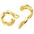 Chanel Coco Crush Clip Ohrringe aus 18K Gelbgold - Ansicht 4