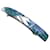Barrette à cheveux Hermès Hermès Eclipse GM Bleu Vert  - vue 1