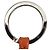 Ring Portachiavi Hermès Carmen Rosso Arancione - vista 3