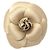 Spilla Camelia Corsage CHANEL in Beige Champagne D'oro