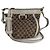 Bolsa mensageiro D ring Abbey pequena em lona GG Gucci Bege