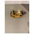 Bracciale Hermès Knoted Marine in Pelle Blu Oro Gold hardware - vista 5
