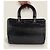 Christian Dior Diorissimo Tasche aus mittlerem metallischem Tweed mit Dior-Patch Dunkelblau - Ansicht 2